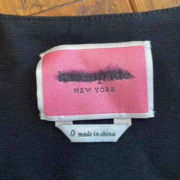 Kate Spade Jewel Button Ponte Jacket, Black, size 0 - Picture 4 of 10